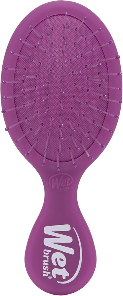 Wet Brush Mini Detangler Hair Brush, Purple Frost, Detangling Travel Hairbrush, Ultra-Soft Intell... | Amazon (US)