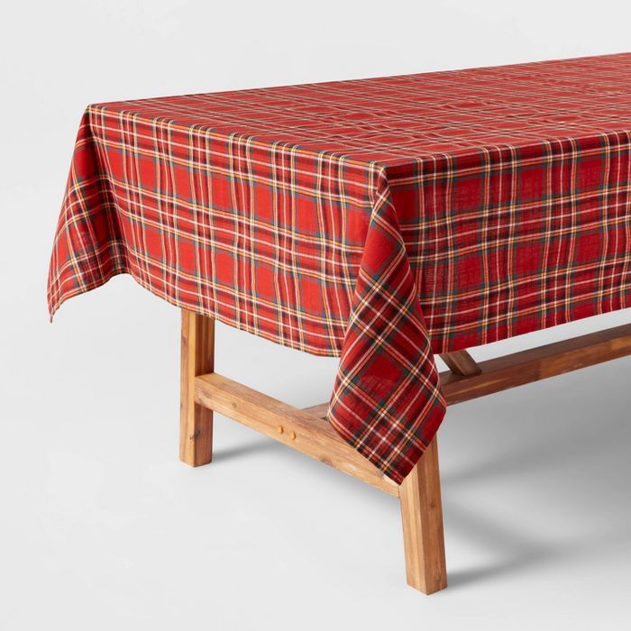 Tablecloth Red Plaid - Threshold™ | Target