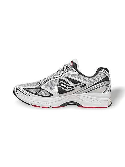 Saucony Women Running Shoes Breathable Sweat Absorption Quick Dry Good Elasticity Versatile Outdoor School White/Black S70936-10 | SHEIN
