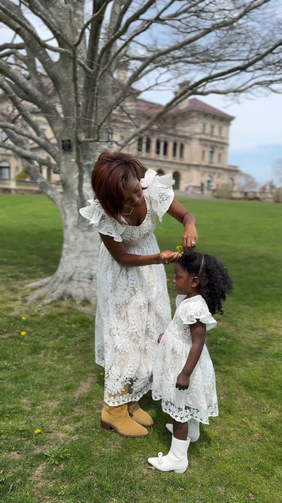 Mommy and me white lace dresses 

#LTKKids #LTKFamily #LTKStyleTip