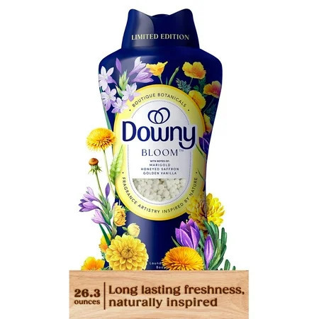 Downy Boutique Botanicals Limited Edition, In-Wash Scent Booster Beads, Bloom, 26.3 oz. | Walmart (US)