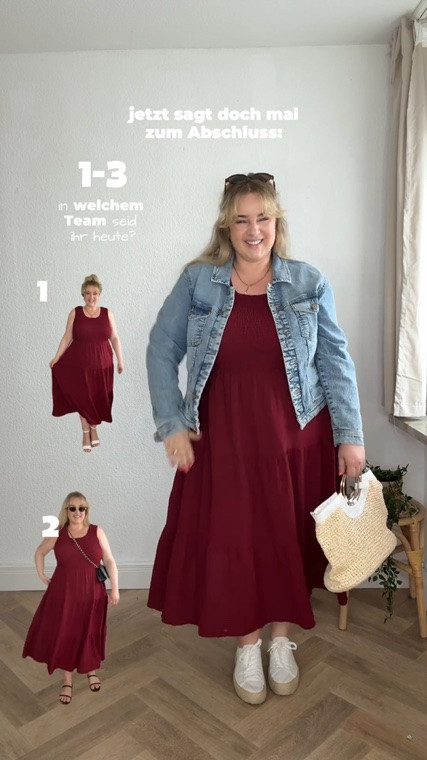1 Kleid- 3 Looks ❤️

Trage 3XL, fällt aus wie 48/50

#amazon #amazonfashion #plussizefashion #curvy #kleid

#LTKdeutschland #LTKplussize #LTKkleider