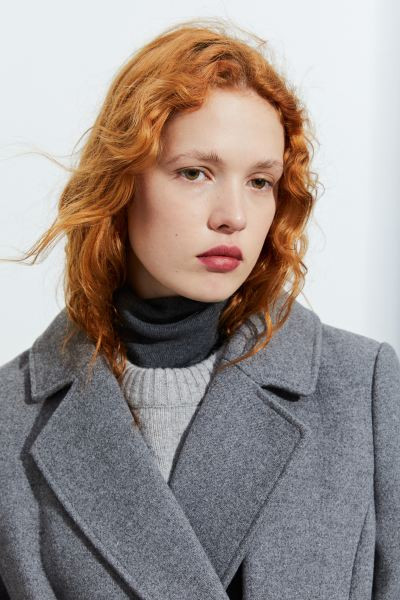 Mantel mit Bindegürtel | H&M (DE, AT, CH, NL, FI)