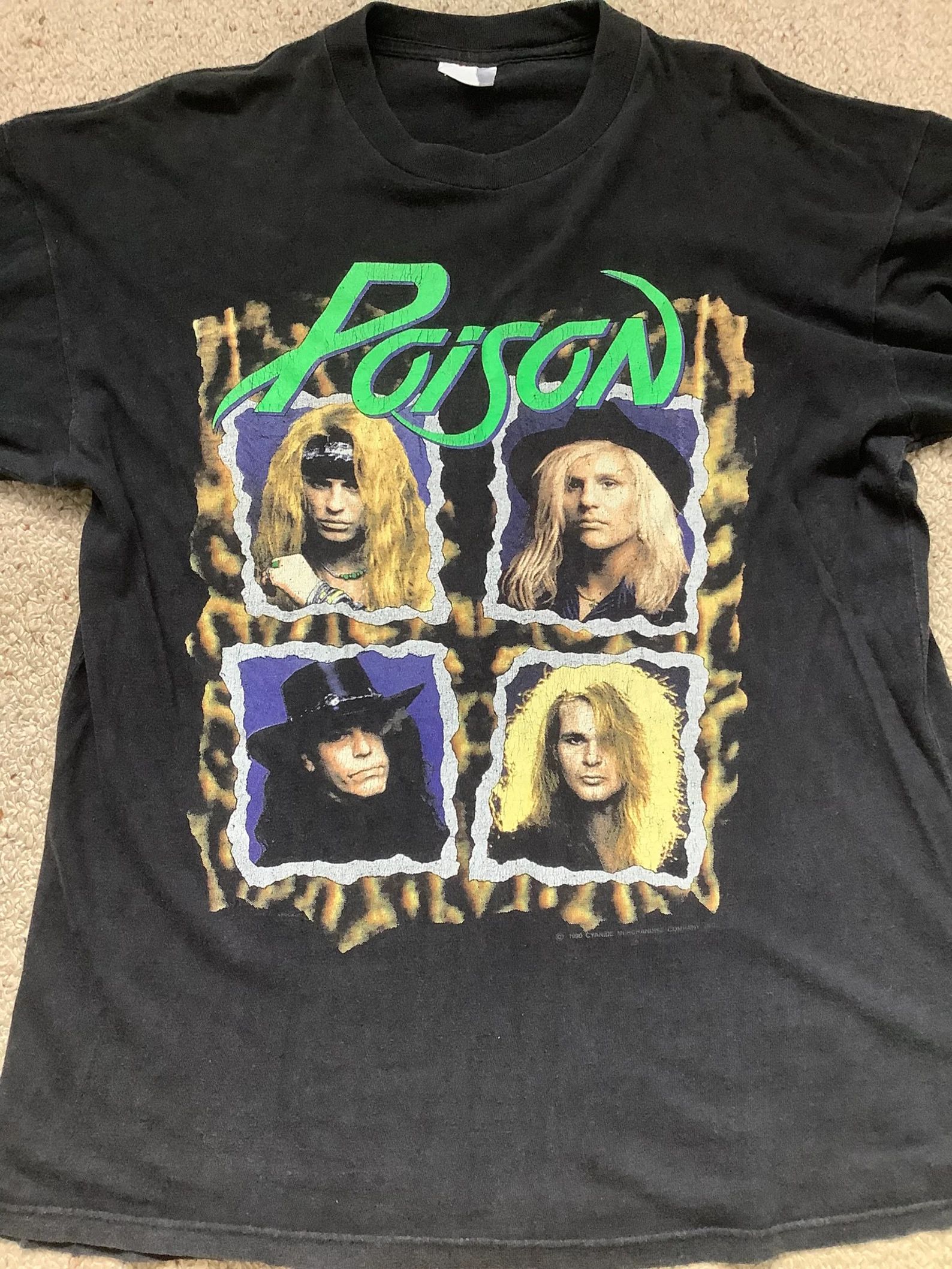 Vintage 1991 Poison Flesh And Blood World Tour Graphic Band T-Shirt / Single Stitch / Rare! /  Vi... | Etsy (CAD)