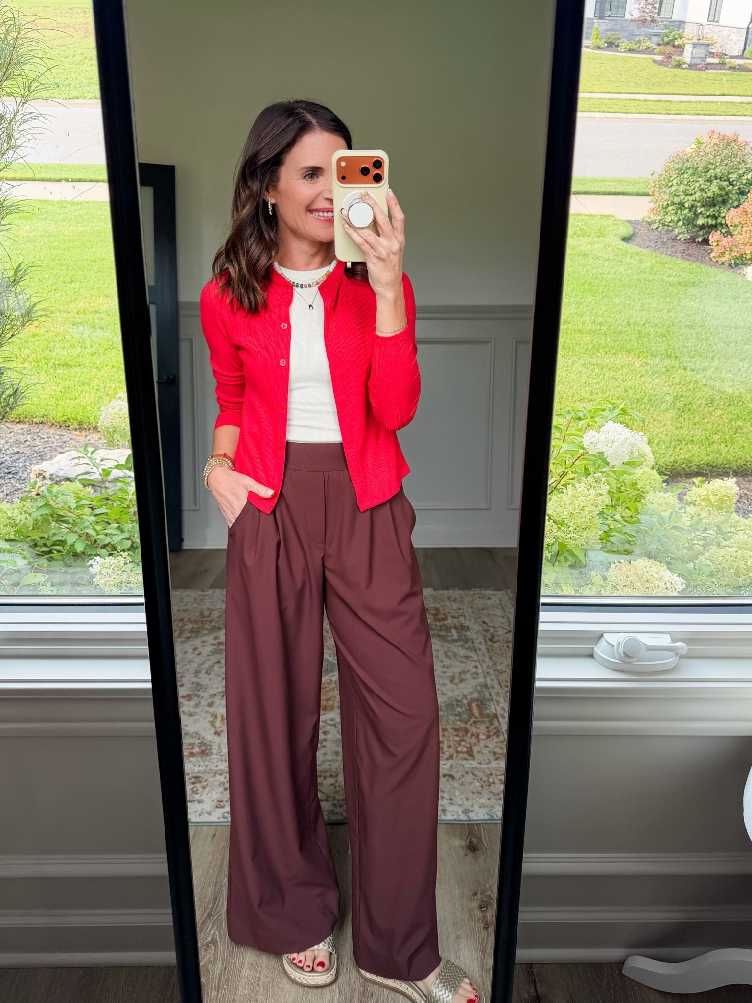 Outfit of the day! 

Pants XS short.  
Cardigan size 4
Tank size 2

#LTKPetite #LTKOver40