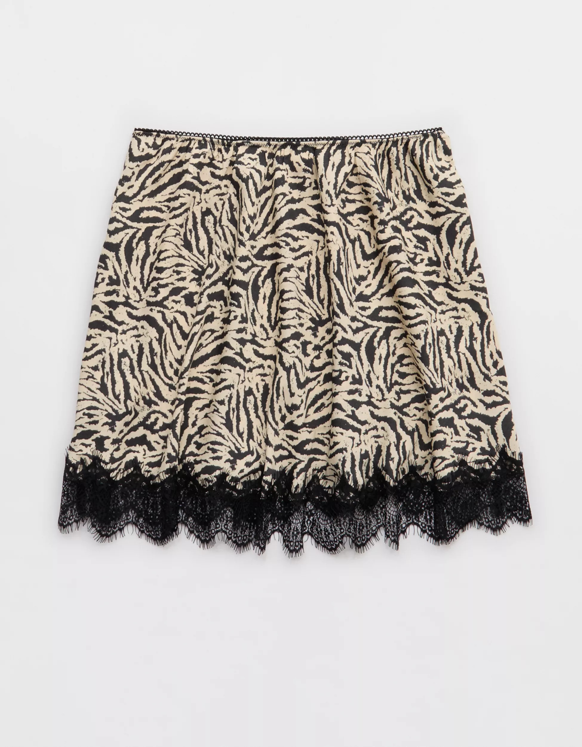 Aerie Festival Satin Mini Skirt | Aerie