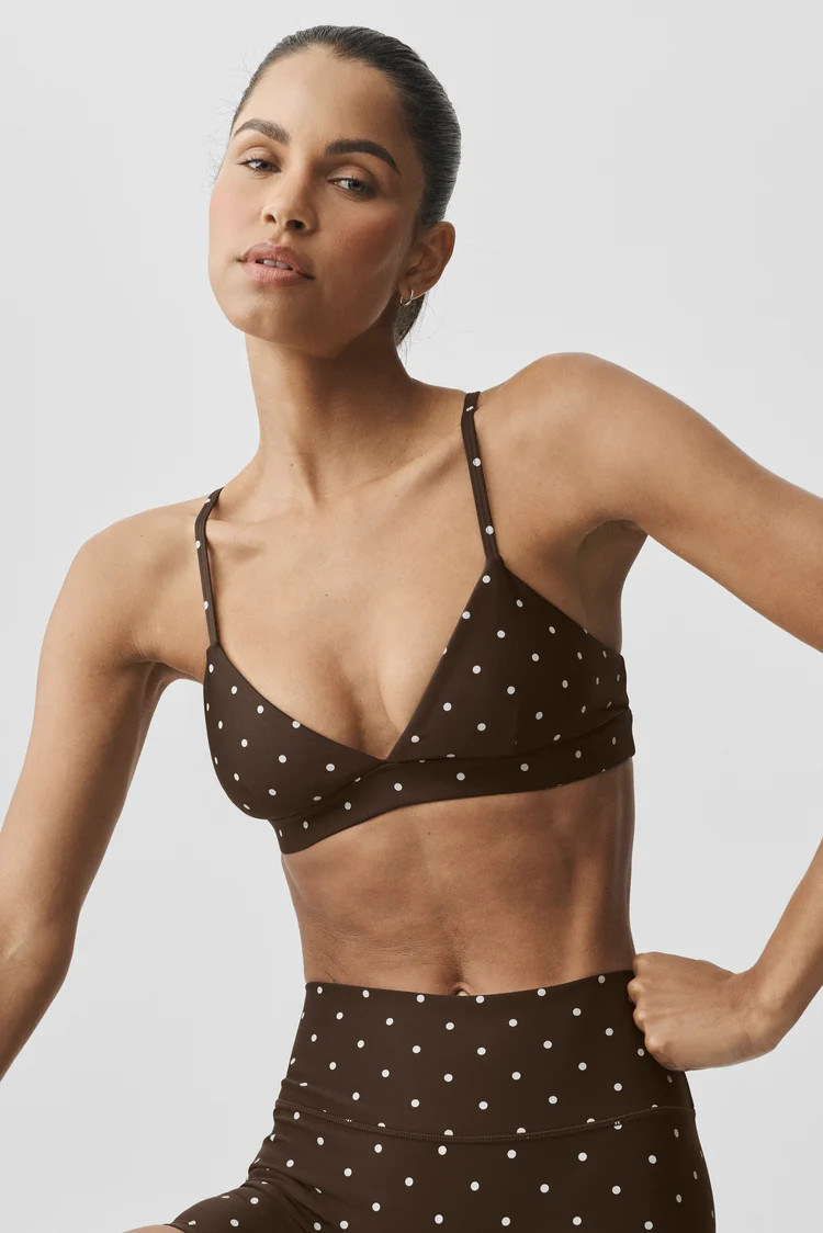 Airlift Polka Dot Splendor Bra | Alo Yoga