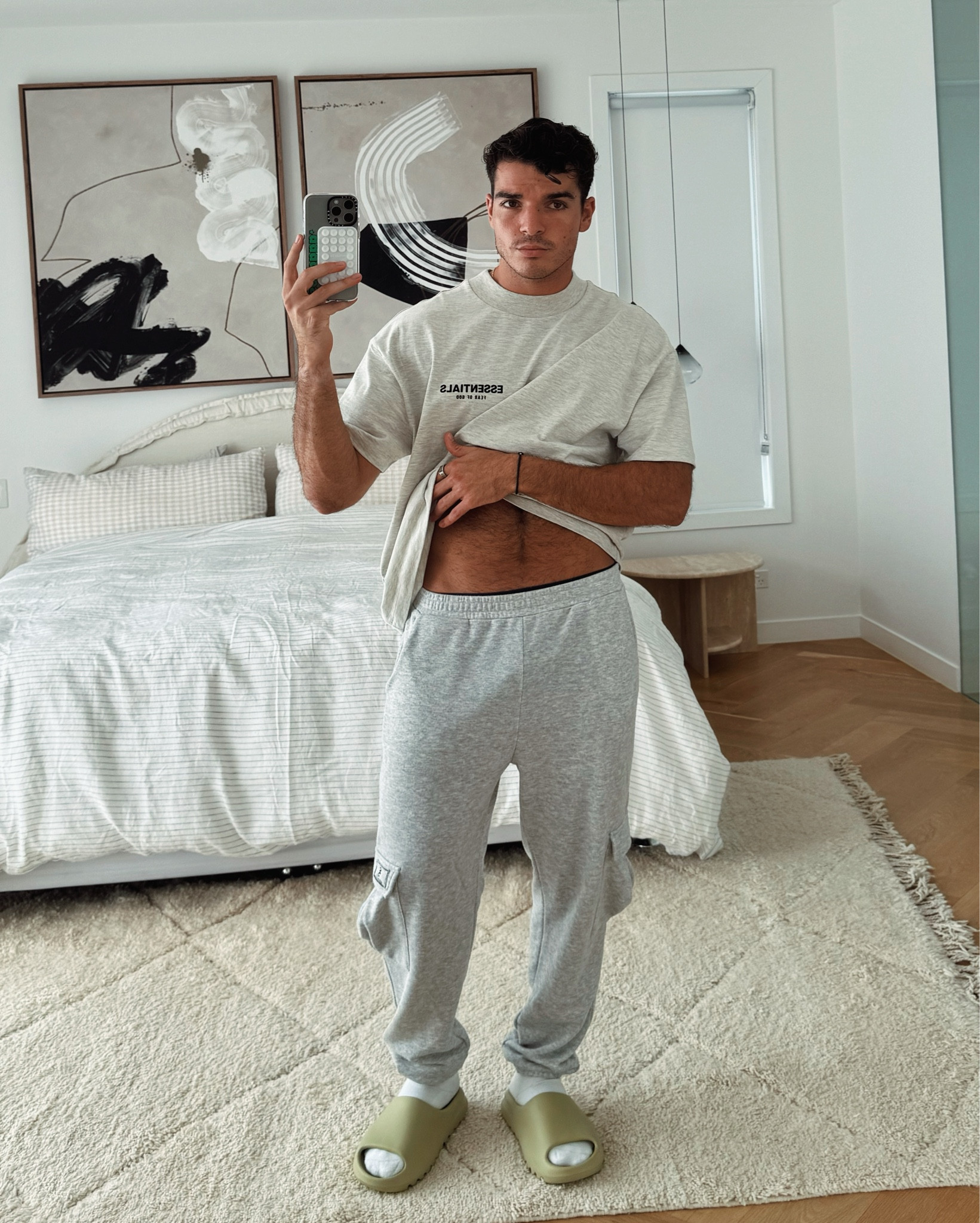 Cozy loungewear fit 🩶☁️ grey sweatpants kinda day. Fear of god essentials are the kings of comfy 

#LTKstyletip #LTKmens #LTKaustralia