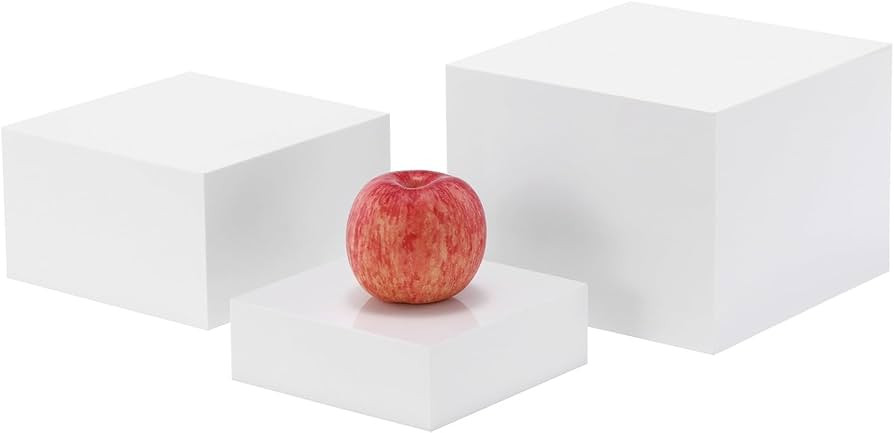 Sets of 3 Acrylic Catering Supplies Display Stand Buffet Risers for food,Displays Stands for part... | Amazon (US)