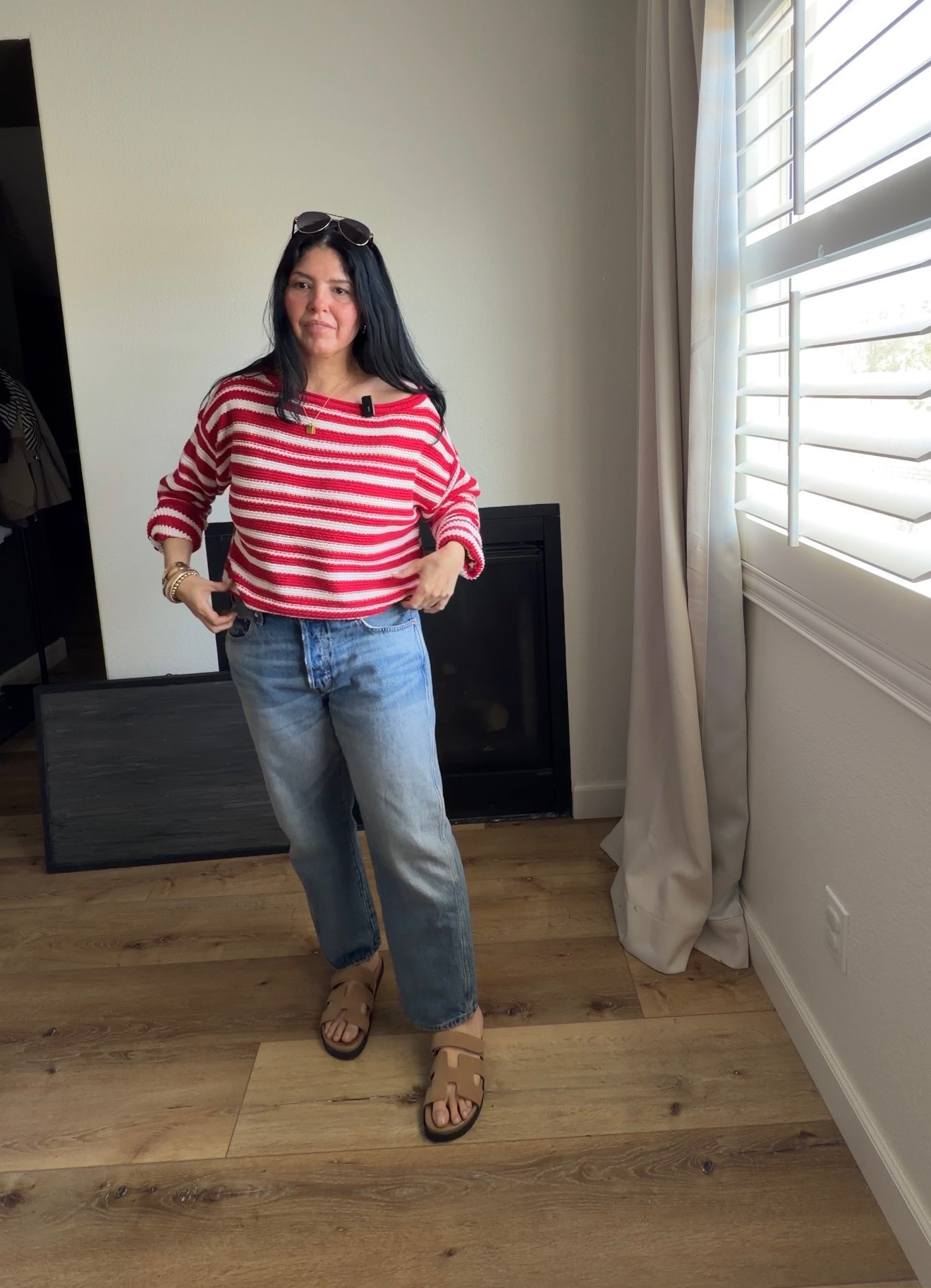 Medium in the sweater

Really cute option for 4th of July, summer vacation, beach vacation, wear it over the shoulders too.

#LTKootd #LTKmomlife #LTKgrwm