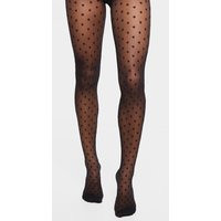 Black Polka Dot Tights | PrettyLittleThing US