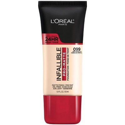 L'Oreal Paris Infallible Pro-Matte Foundation Normal/Oily Skin - 1 fl oz | Target