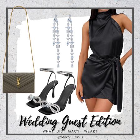 With the curation of wedding guest looks I have going, I decided to create a board that had the styled look from the last wedding I attended. I typically don't mix and match metal colors with a polished look like this, however my purse is my favorite one I've ever owned. And I wasn't going to wear it all night long! Hope you like this one. 
Wedding Guest Outfit
Wedding Guest Dress
Cocktail Dress
Cocktail Attire
Envelope Purse
Cocktail attire shoes
Cocktail

#LTKitbag #LTKfindsunder50 #LTKshoecrush