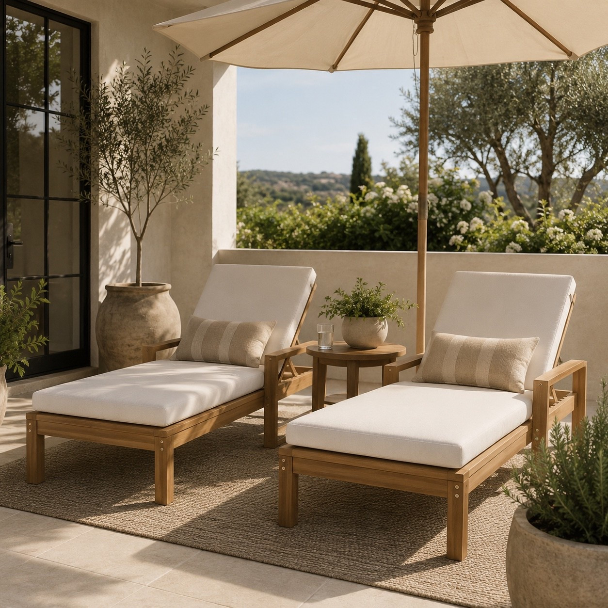 Lowes modern wood outdoor loungers on sale!!

#LTKSeasonal #LTKSaleAlert #LTKHome