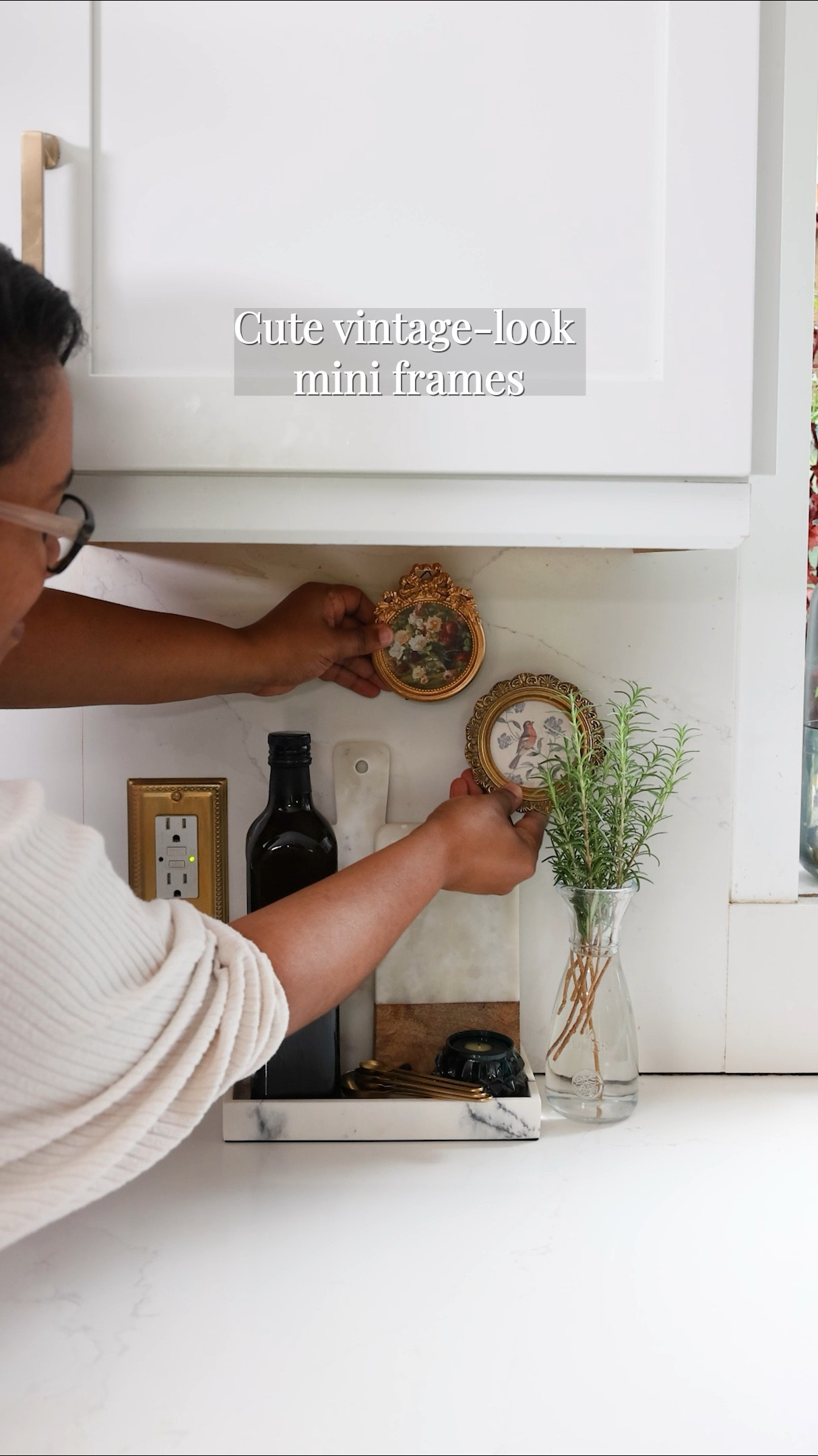 Cute Vintage-Style Mini Gold Frames | Perfect little antique look mini frames! Add your own picture or keep the beautiful ones they come with! #Amazonfinds

#LTKHome #LTKVideo
