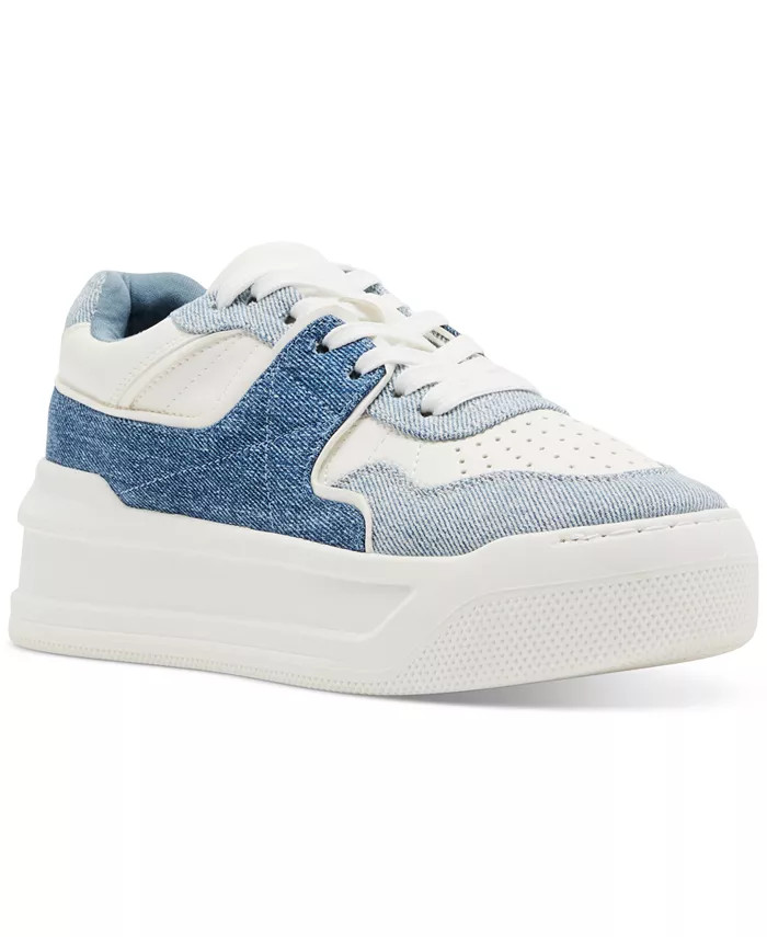 Madden Girl Oley Lace-Up Platform Court Sneakers - Macy's | Macy's