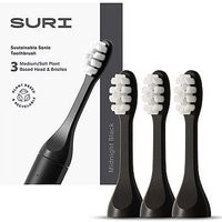 SURI Replacement Toothbrush Heads Black | Boots.com