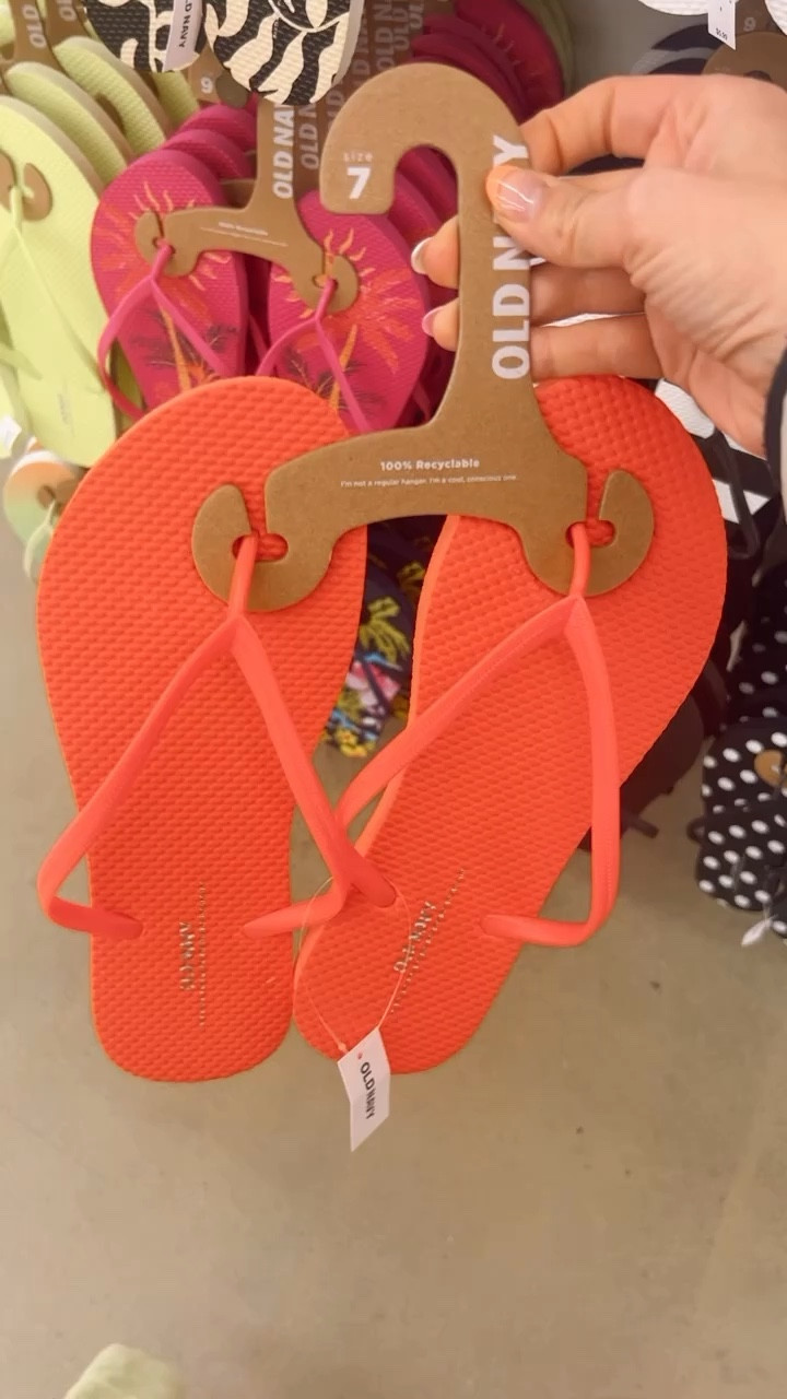 Love these bright orange old navy flip flops! You can’t beat the price. ☀️👏🏻

#LTKshoecrush #LTKSeasonal