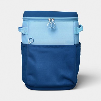 24 Cans/20.4qt Backpack Cooler Blue - Sun Squad™ | Target