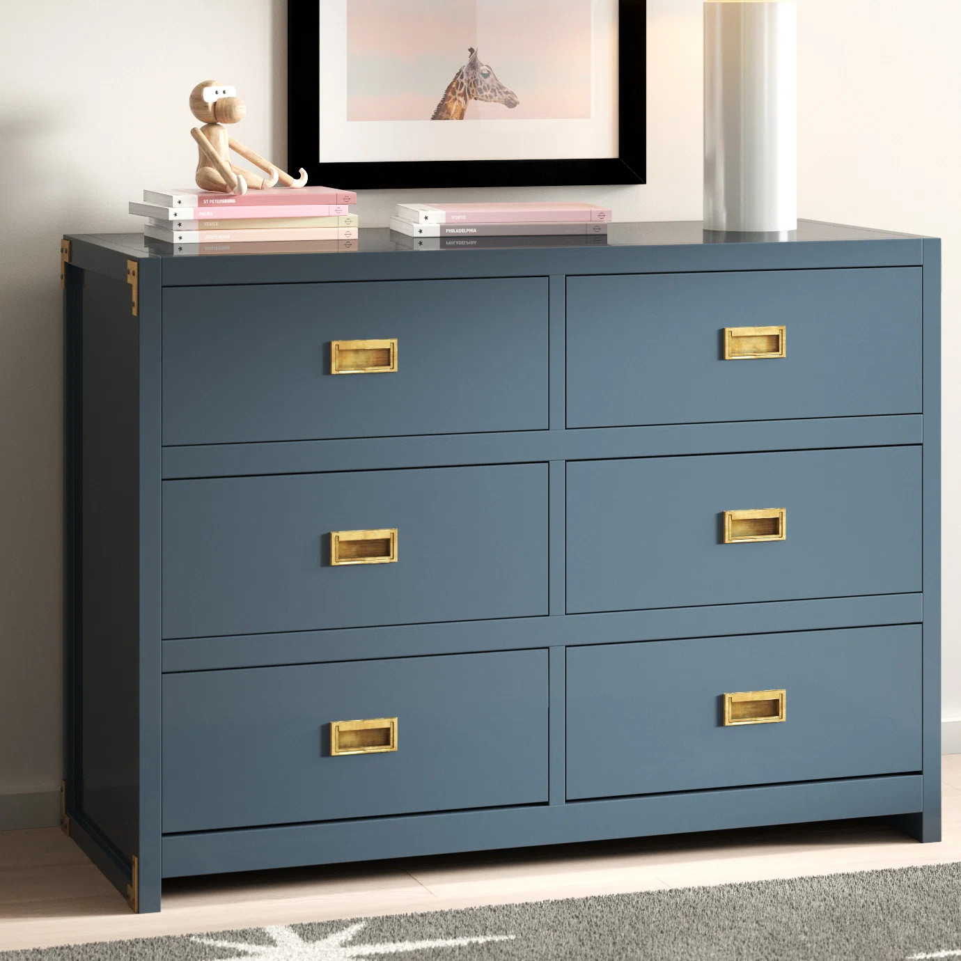 Hubble 6 Drawer Double Dresser | Wayfair North America