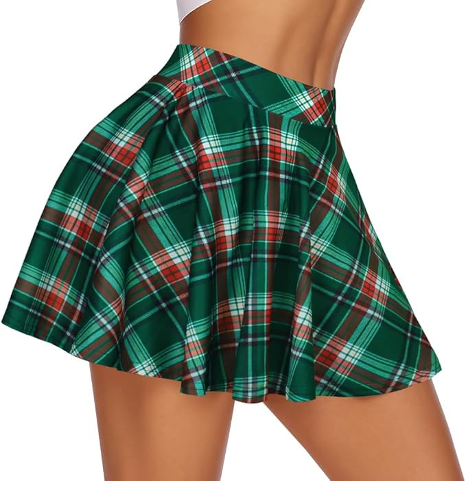 CHICGAL Mini Skirts for Women Casual Flowy Pleated Skater Skirt Summer Basic High Waisted Short S... | Amazon (US)