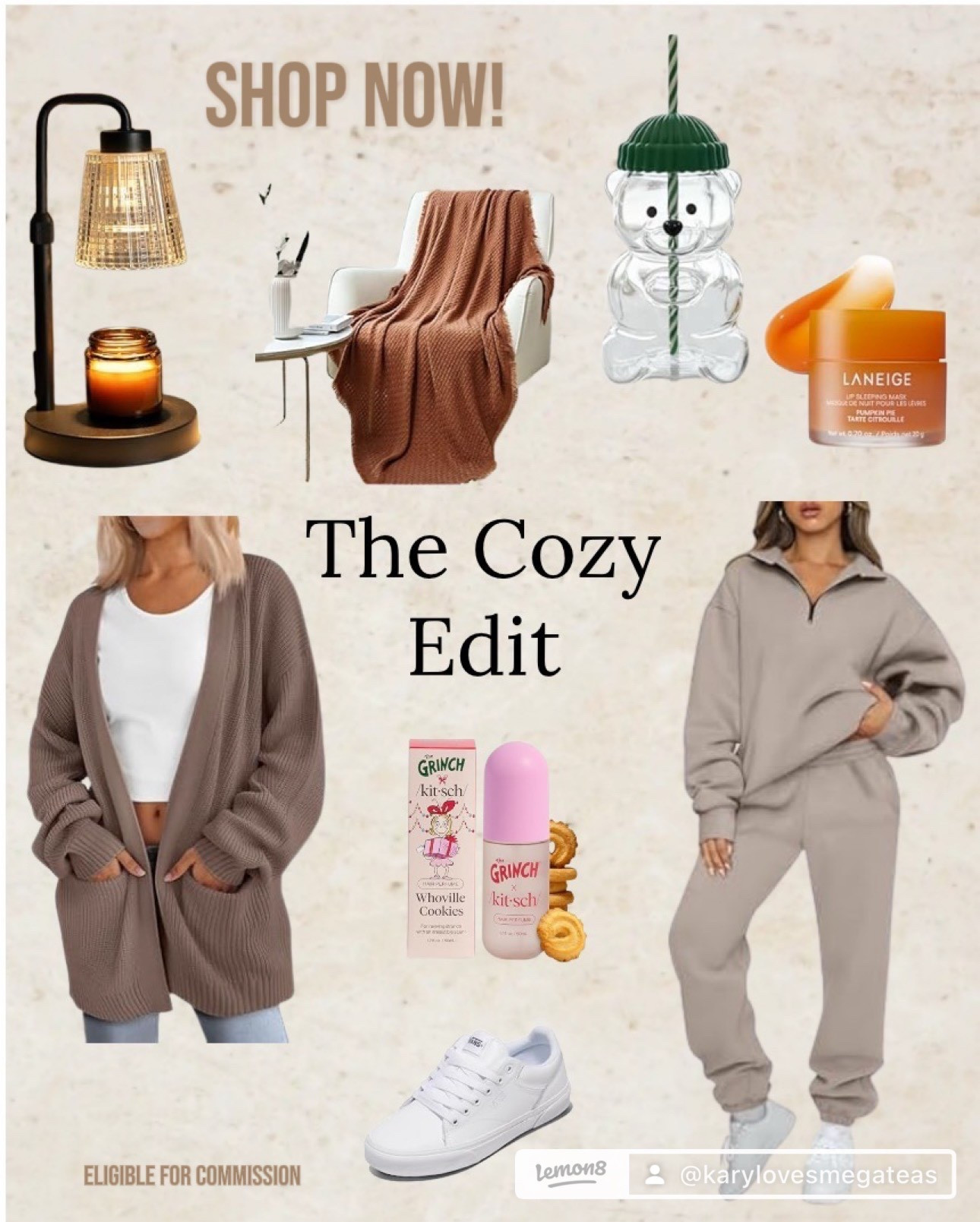 ✨ The Cozy Edit: Stay Warm & Stylish This Season ✨ 

Wrap yourself in comfort with these cozy must-haves — from soft loungewear and chunky cardigans to candlelit vibes and winter lip care. Perfect for snuggling in or running errands in style. 🕯️☕🧸

Amazon Shopping link in the comments!

#CozyEdit #WinterEssentials #ComfyStyle #LoungewearLooks #CozyVibes #HomeComforts #SelfCareSeason #FallWinterFashion #StayWarmInStyle #AmazonFinds

#LTKFindsUnder50 #LTKHome #LTKSeasonal