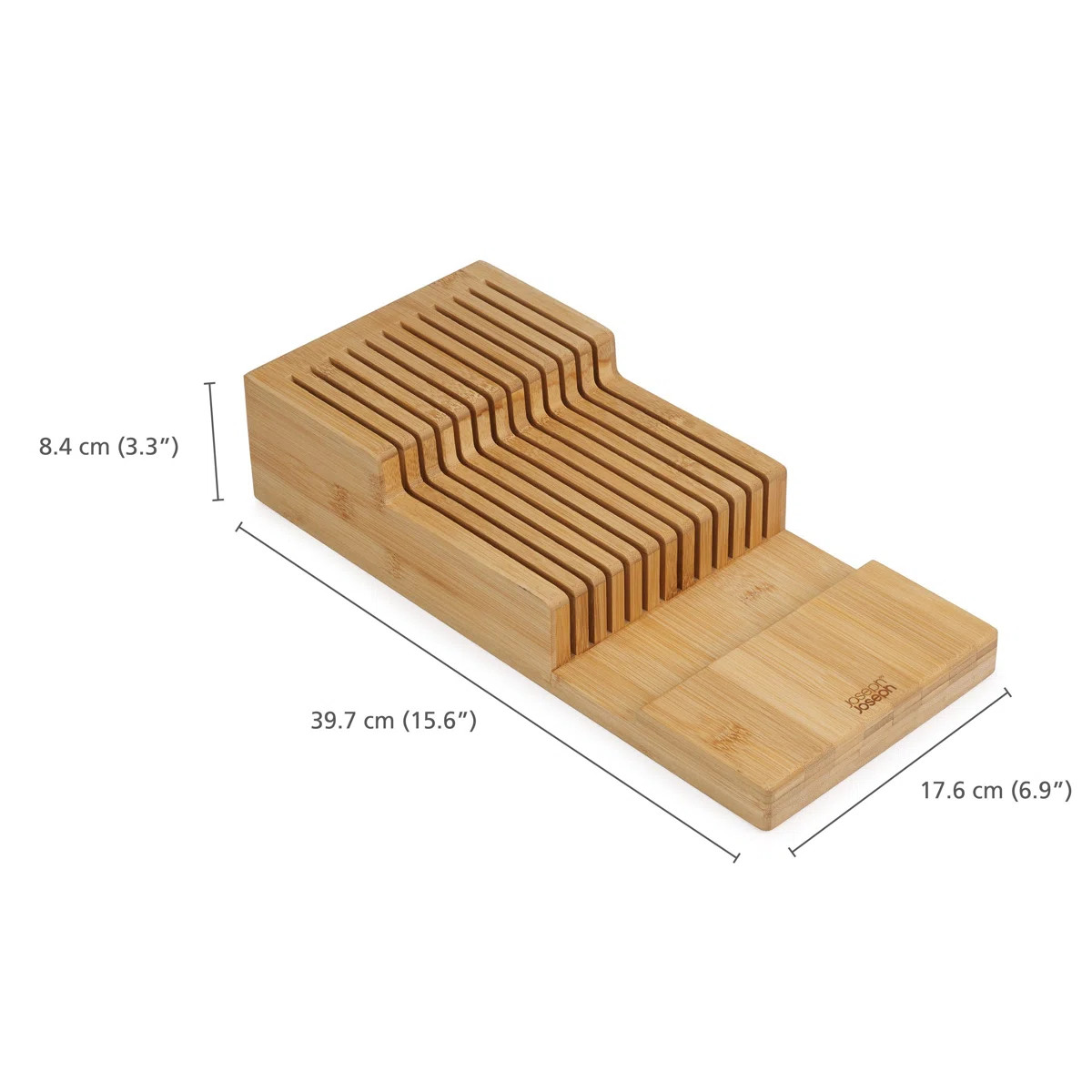 Joseph Joseph DrawerStore Large Bamboo 2-tier Knife Organizer | Wayfair North America