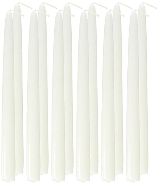 Higlow Dripless Taper Candles 8" Inch Tall Wedding, Home & Holiday Decoration, Dinner Candle Set of  | Amazon (US)