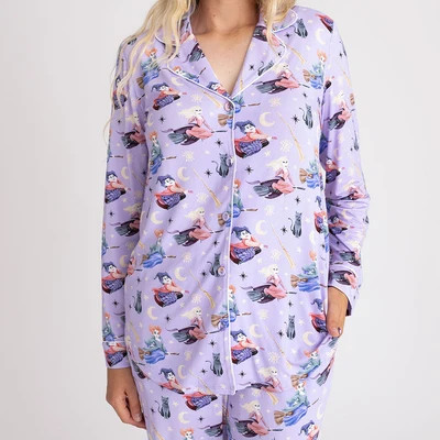Disney Amok Amok Amok Women's Luxe Pajama Pant Set Medium 4-6 / Purple | Posh Peanut