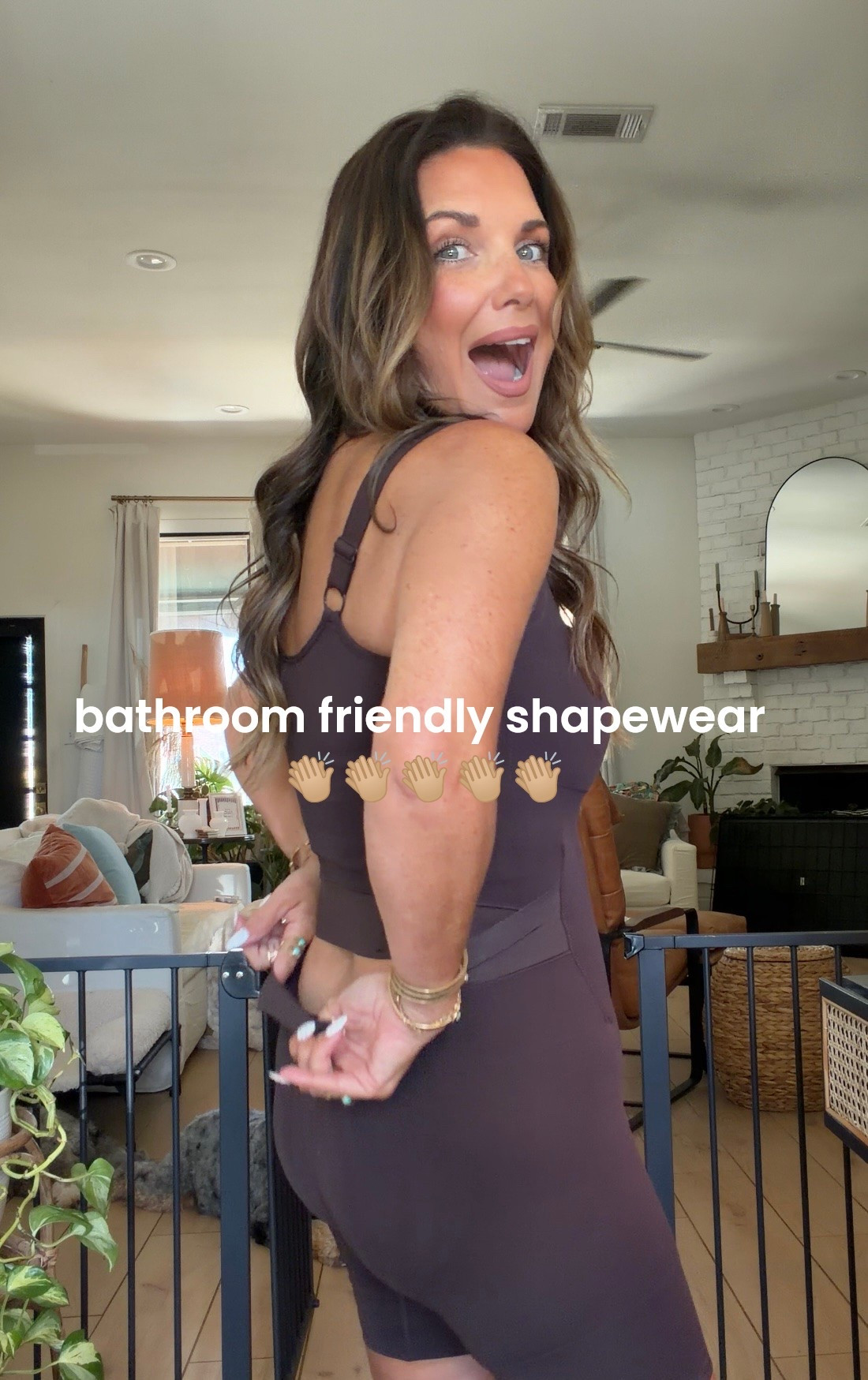 shapewear that snatches & 
bathroom friendly!!
Wearing size small.
I

#LTKmomlife #LTKOver40 #LTKPetite