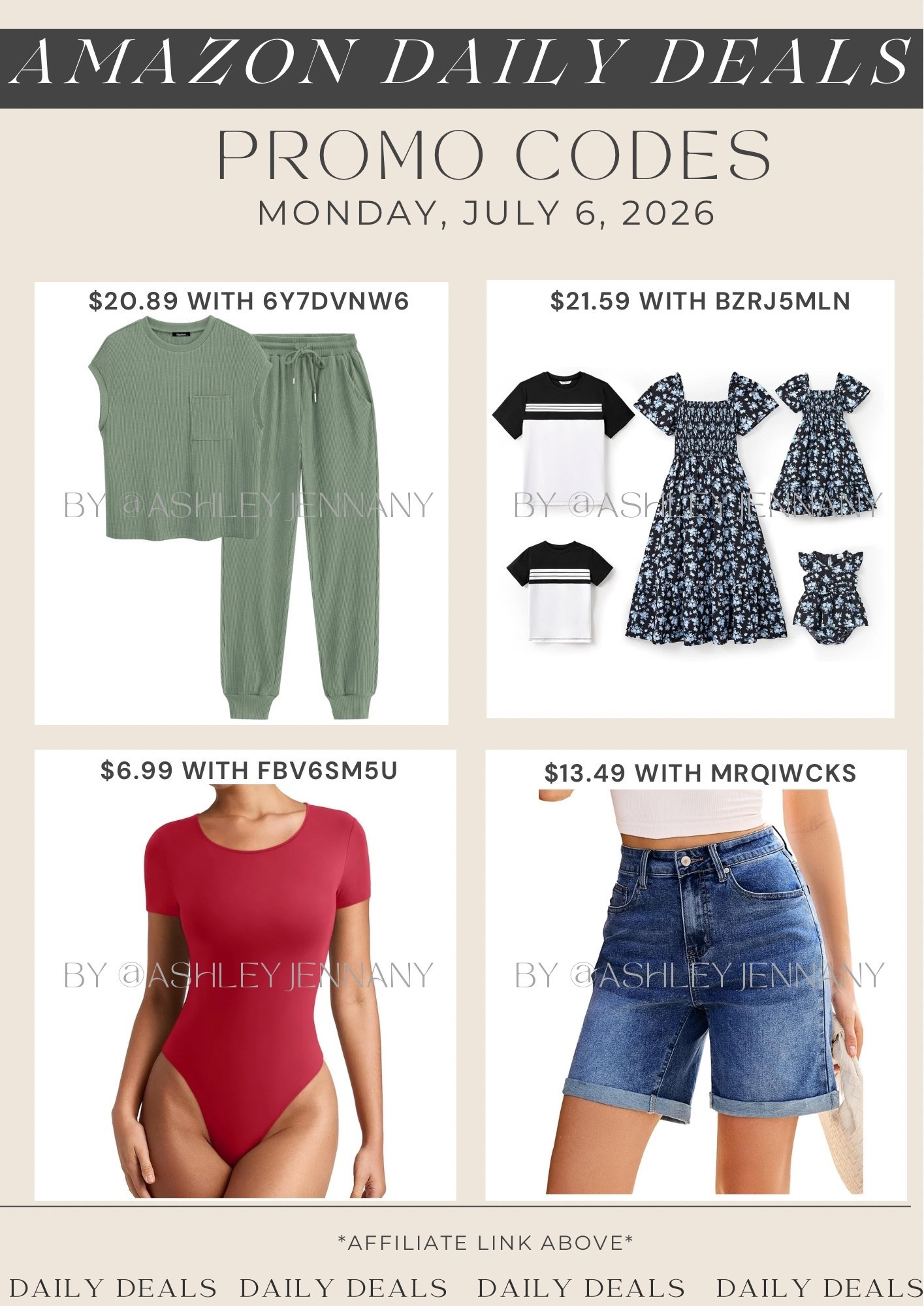 Amazon deals

#LTKSaleAlert #LTKMidsize #LTKootd