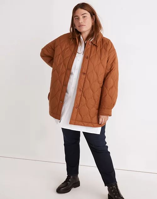 Plus Airpuff Shirt-Jacket | Madewell