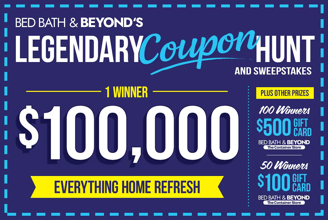 Bed Bath & Beyond Legendary Coupon Hunt & Sweepstakes | The Container Store | The Container Store