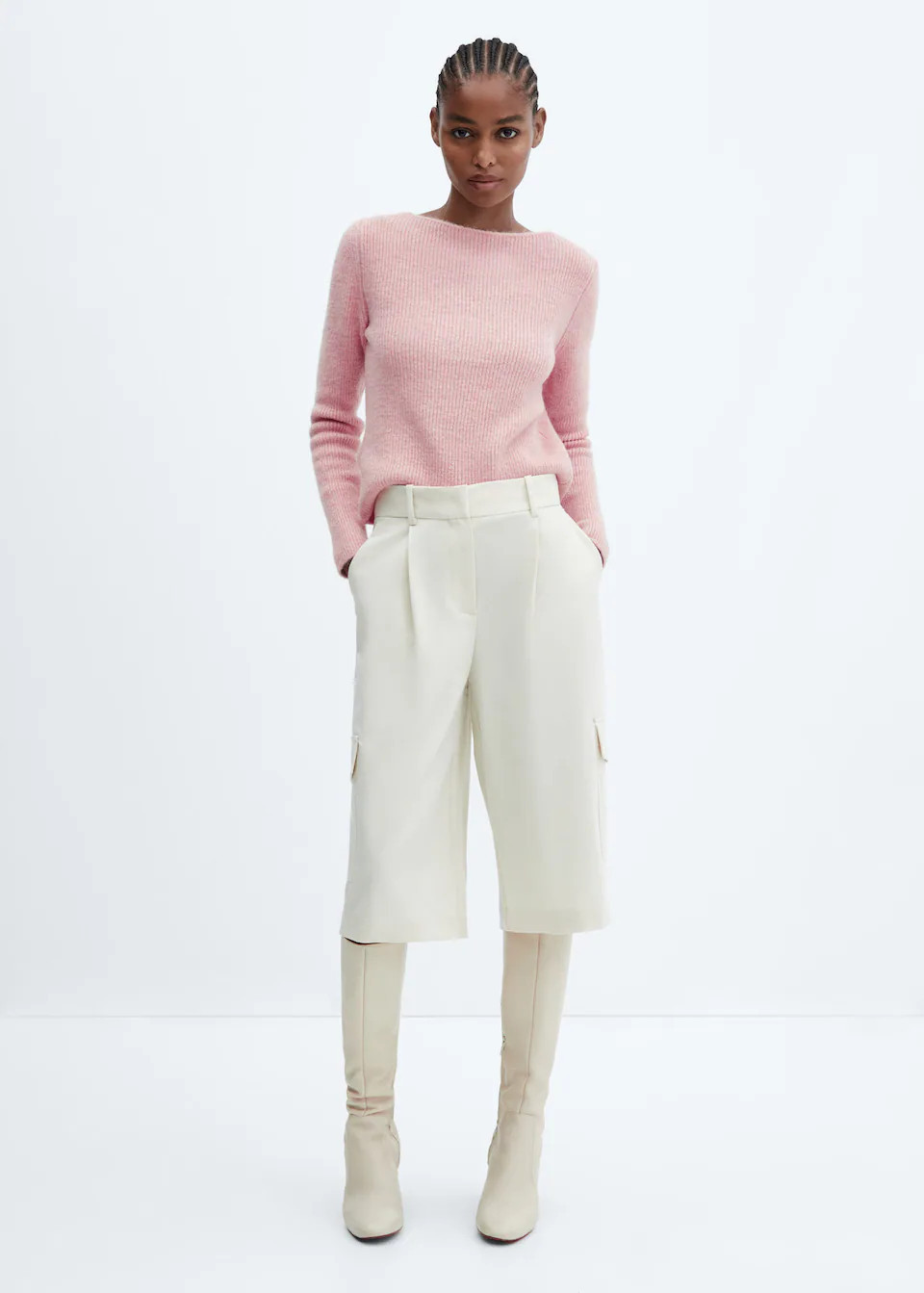 Boat neck sweater -  Women | Mango USA | MANGO (US)