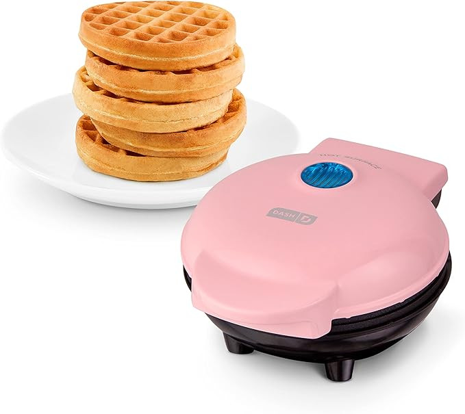 DASH DMW001PK Mini Maker for Individual Waffles, Hash Browns, Keto Chaffles with Easy to Clean, N... | Amazon (US)