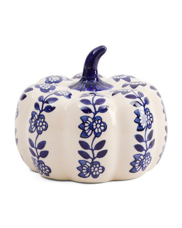 Ceramic Chinoiserie Pumpkin | TJ Maxx