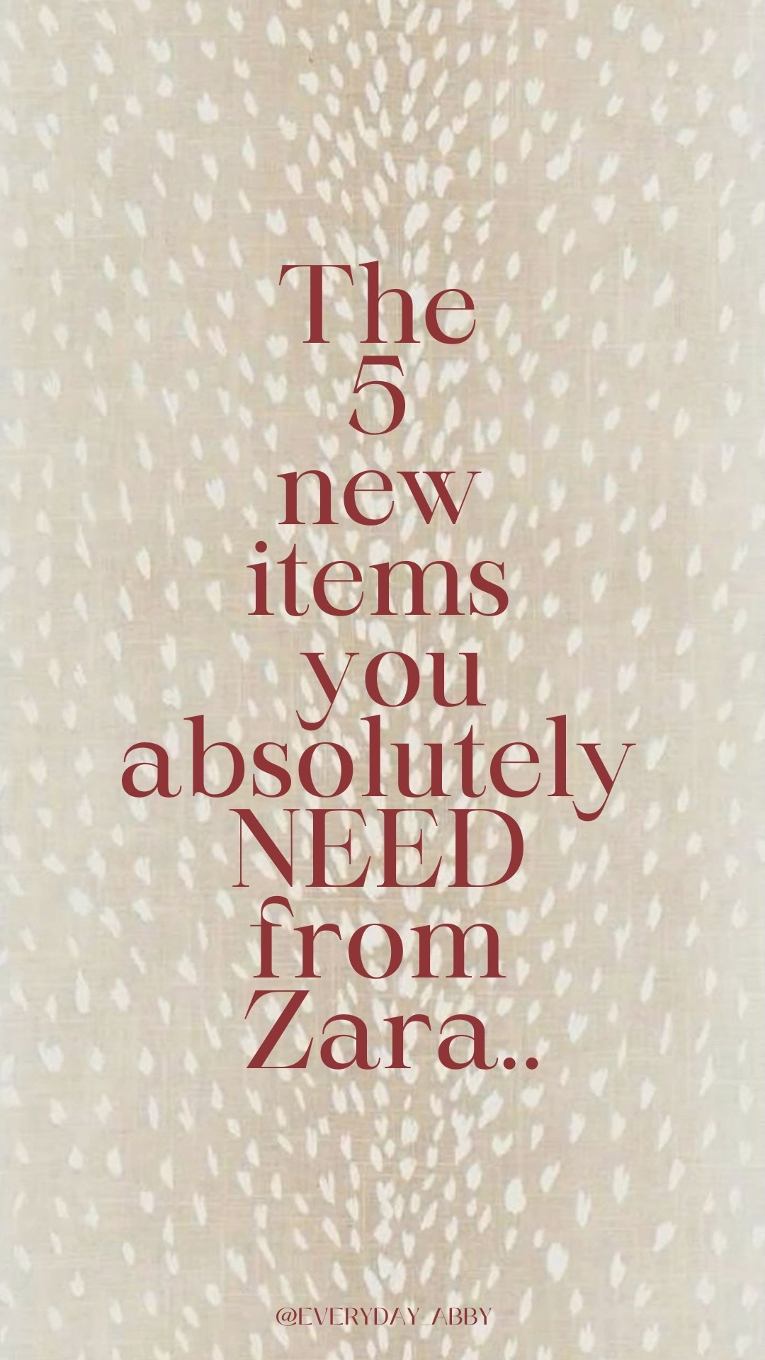 New at @Zara  😍😍😍

#LTKOver40 #LTKootd #LTKSeasonal