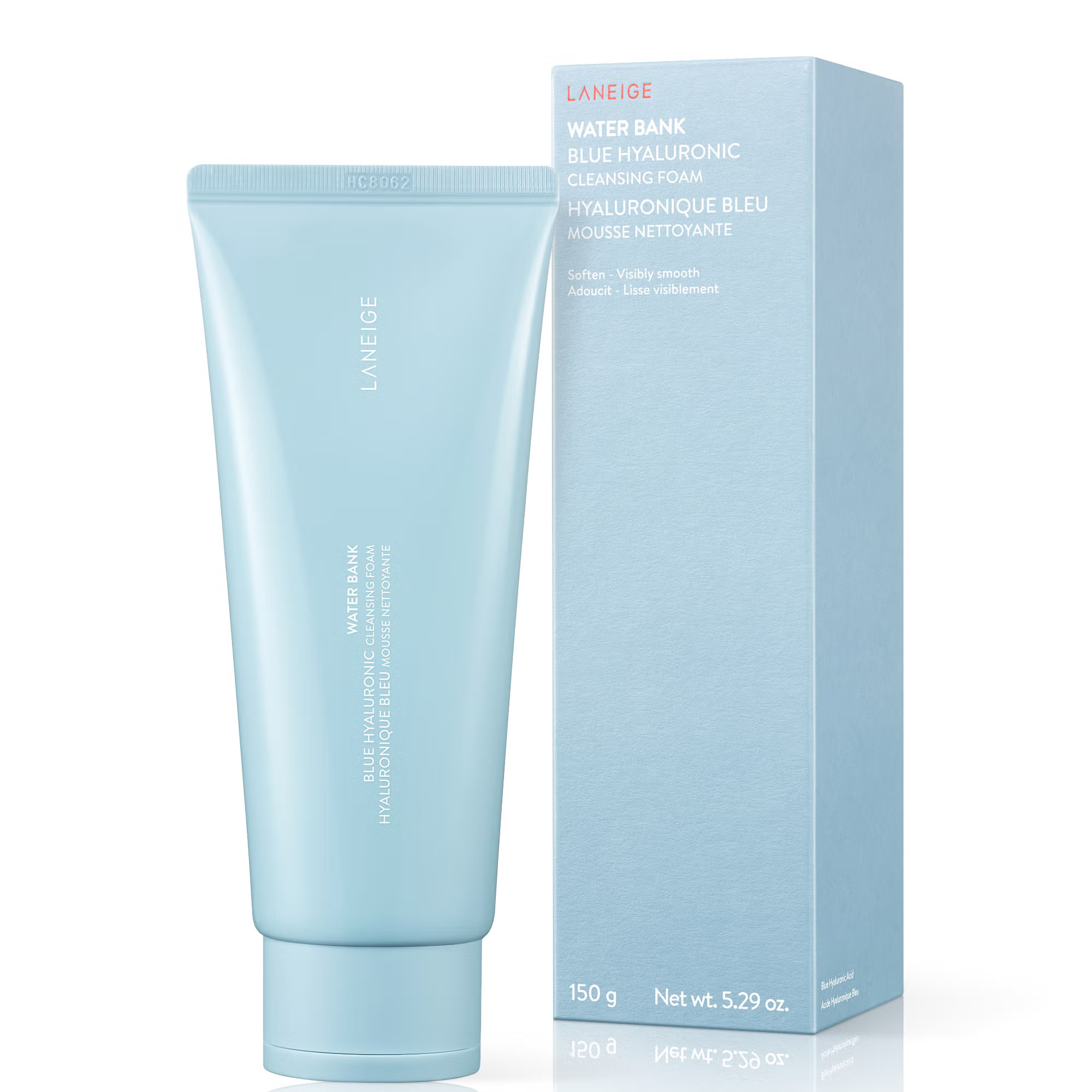 LANEIGE Water Bank Blue Hyaluronic Cleansing Foam 150g | Look Fantastic (CN)
