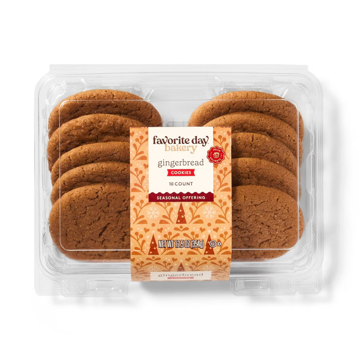 Holiday Christmas Gingerbread Cookies -12.5oz/10ct - Favorite Day™ | Target