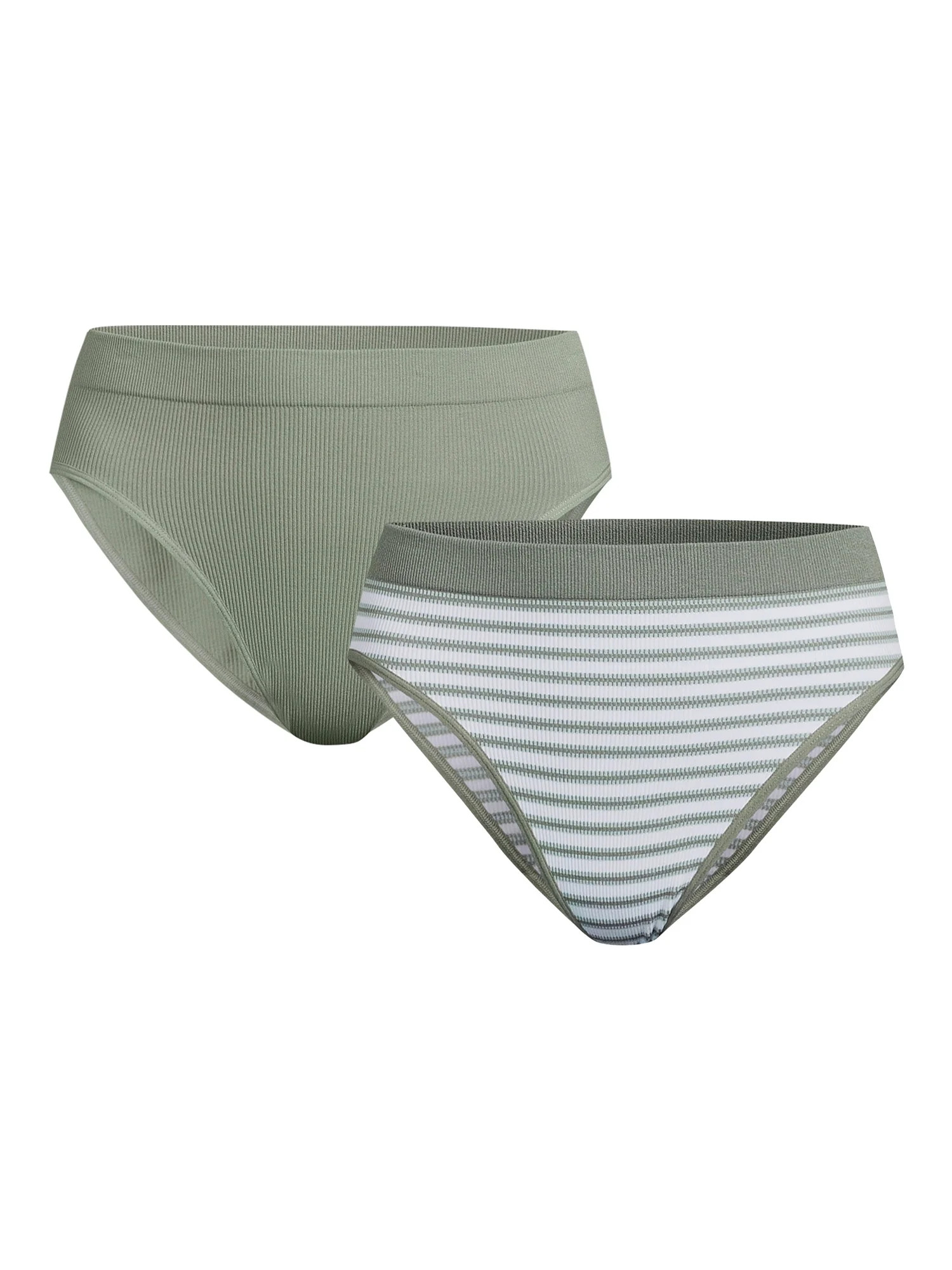 No Boundaries Women's Seamless High Cut Panty, 2-Pack - Walmart.com | Walmart (US)