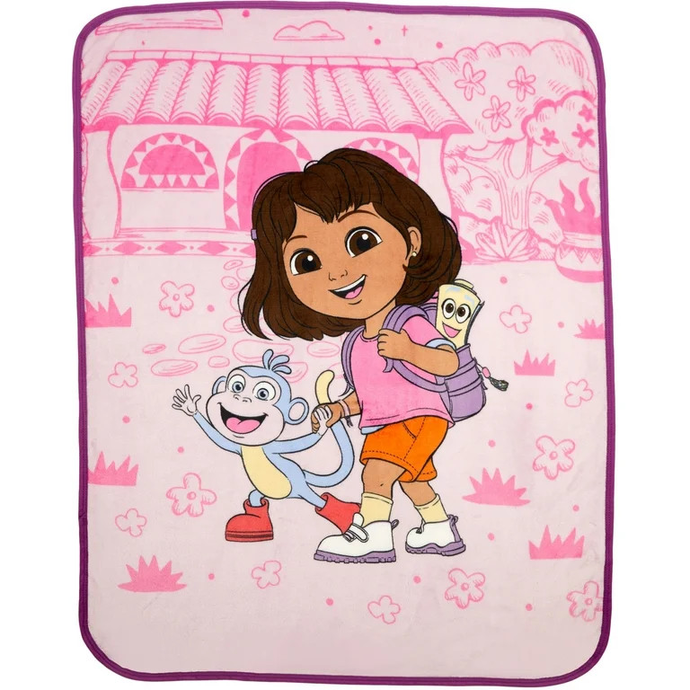 Dora Manta Suave y Sedosa Rosa para Niños 40x50 | Walmart (US)