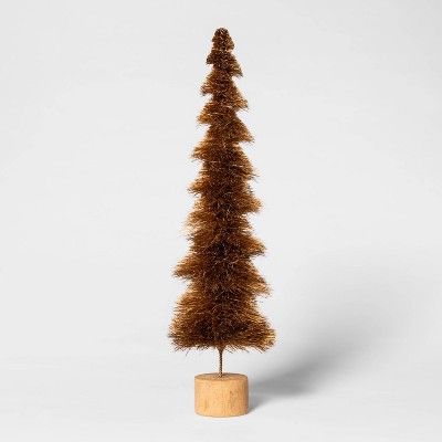 16.5" x 4.7" Bottle Brush Sisal Christmas Tree - Threshold™ | Target