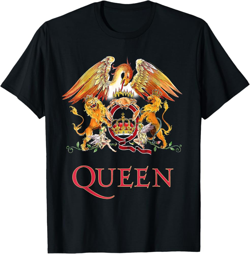 Queen Official Classic Crest T-Shirt | Amazon (US)