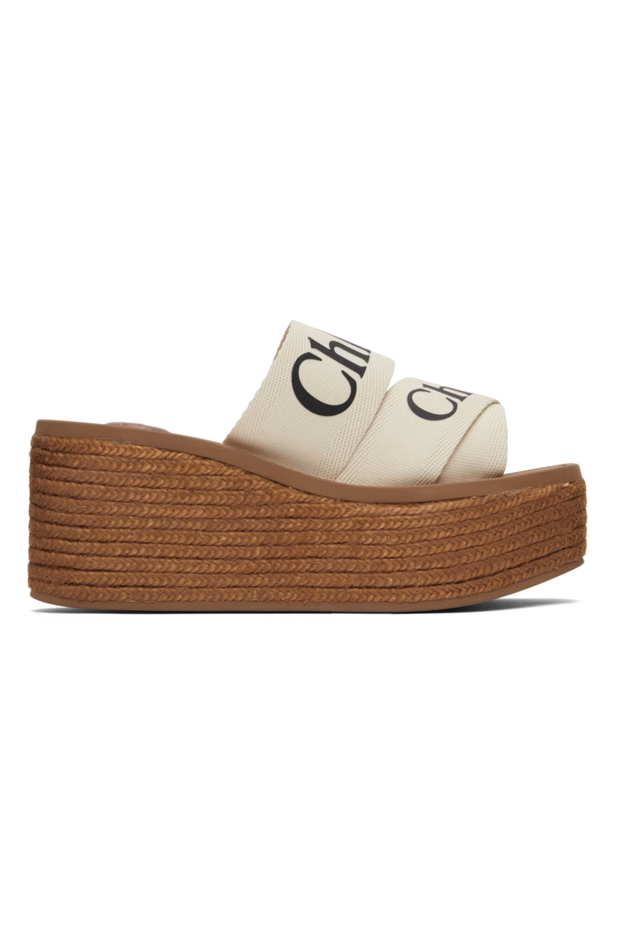 Off-White Woody Wedge Heeled Sandals | SSENSE