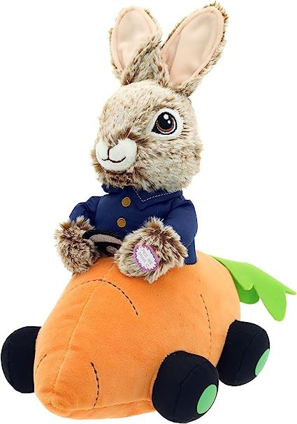 Animal Adventure | Peter Rabbit and Flopsy | Collectible 11" Singing Plush Peter Rabbit Driving a... | Amazon (US)
