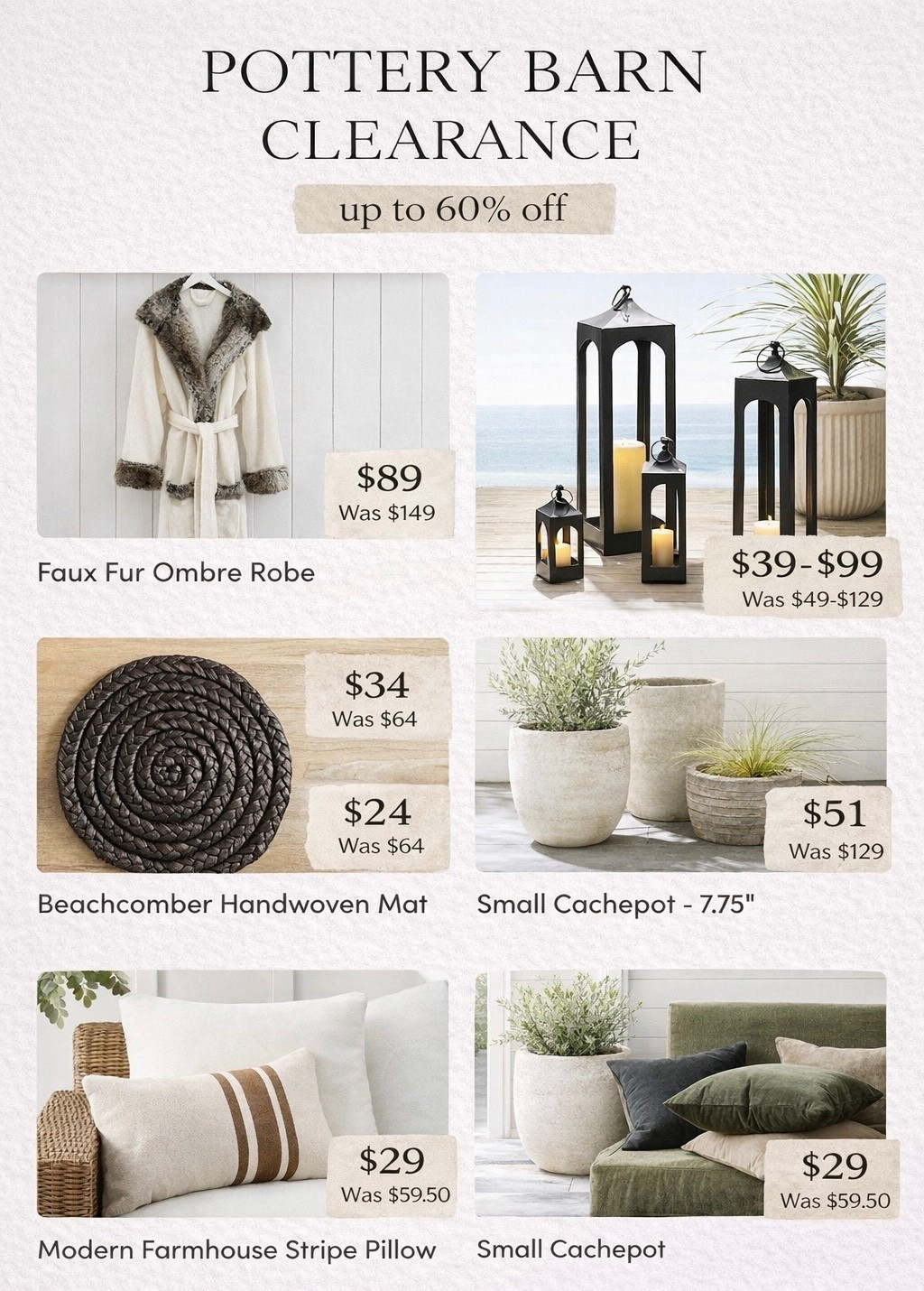 Pottery Barn clearance is so good right now… like these are the pieces I normally save for and they’re marked down.

If you love that cozy, layered, high-end look—this is where to grab it for less. Think warm textures, classic neutrals, and those staple pieces that instantly make a space feel finished.

I wouldn’t wait on these… the good ones always go fast.

#LTKSaleAlert #LTKHome