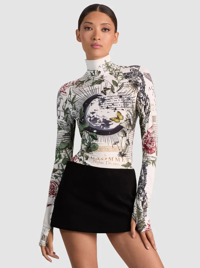 DELAINA TURTLENECK TOP | Alice + Olivia