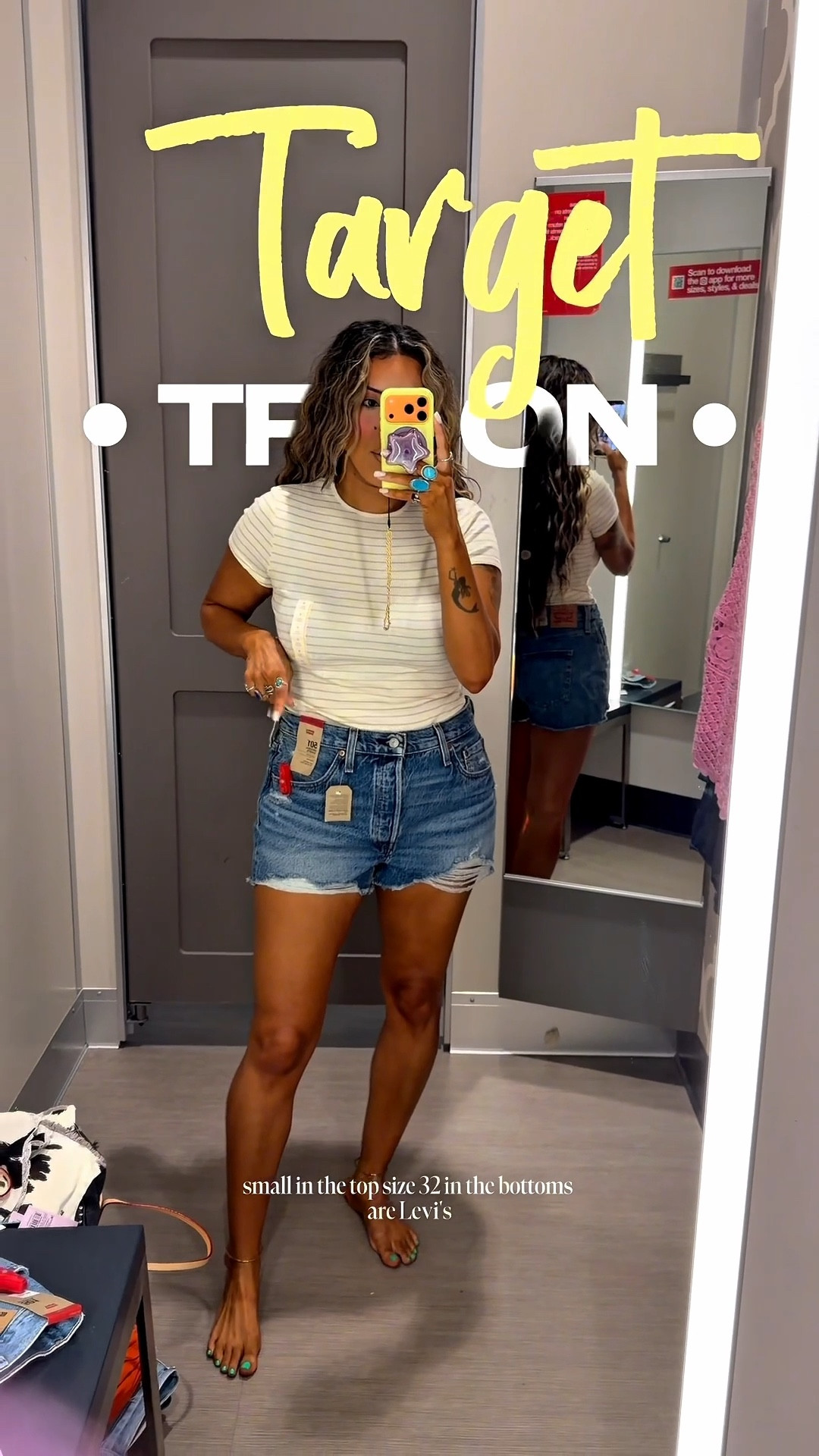 Target Try On
@levi @Target 

My stats to help you 5’4” 150ish pounds, 36C, 31”waist, 41” hip, 8/10 pant

#LTKootd #LTKgrwm #LTKSeasonal