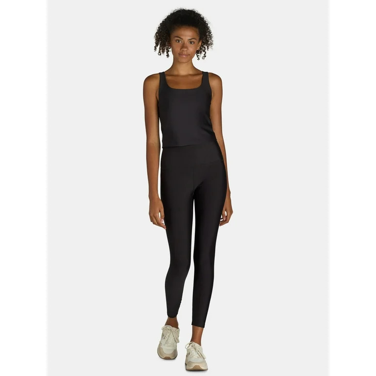 Avia Women's Shine Long Line Sports Bra, Sizes XS-XXXL - Walmart.com | Walmart (US)