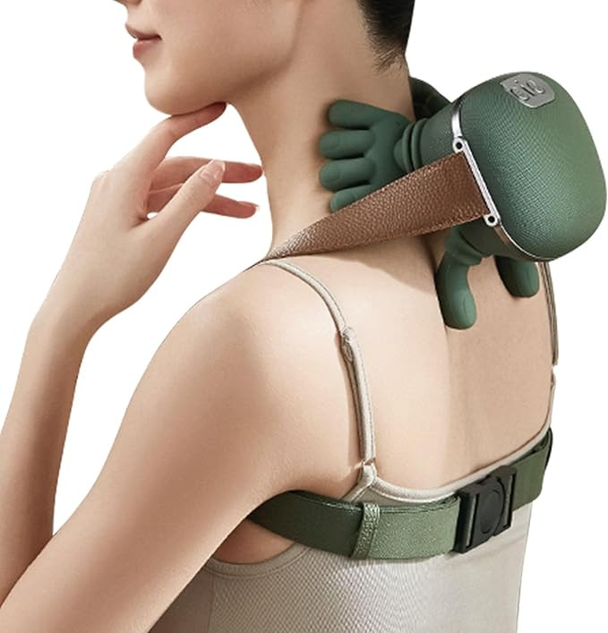 Neck Massager for Pain Relief Deep Tissue with Fingers, Bionic Portable Cordless Electric Shiatsu... | Amazon (US)